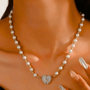 💘2025 قلادة قلب اللؤلؤ المغناطيسية الجديدة💖