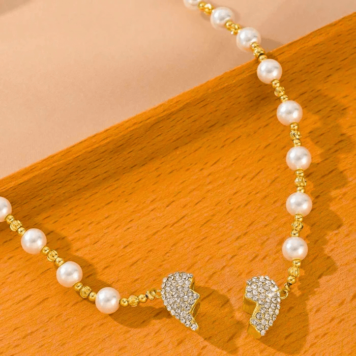 💘2025 قلادة قلب اللؤلؤ المغناطيسية الجديدة💖