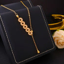 💖2025 عقد اللمسة الفاخرة بالزركون✨