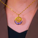 🎀قلادة سحر القمر البنفسجي💜