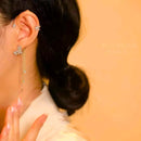 أقراط كريستالية بتصميم أنثوي ساحر 💎2025💥