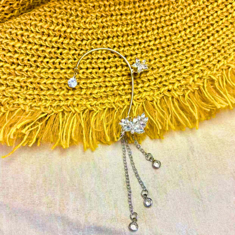 أقراط كريستالية بتصميم أنثوي ساحر 💎2025💥