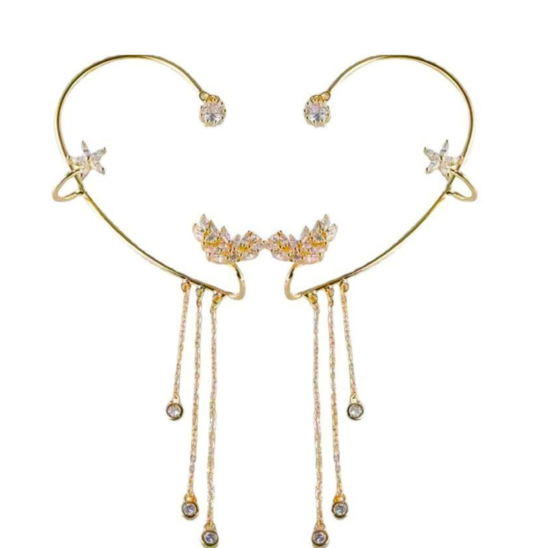 أقراط كريستالية بتصميم أنثوي ساحر 💎2025💥