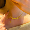 💖2025 عقد اللمسة الفاخرة بالزركون✨