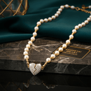 💘2025 قلادة قلب اللؤلؤ المغناطيسية الجديدة💖